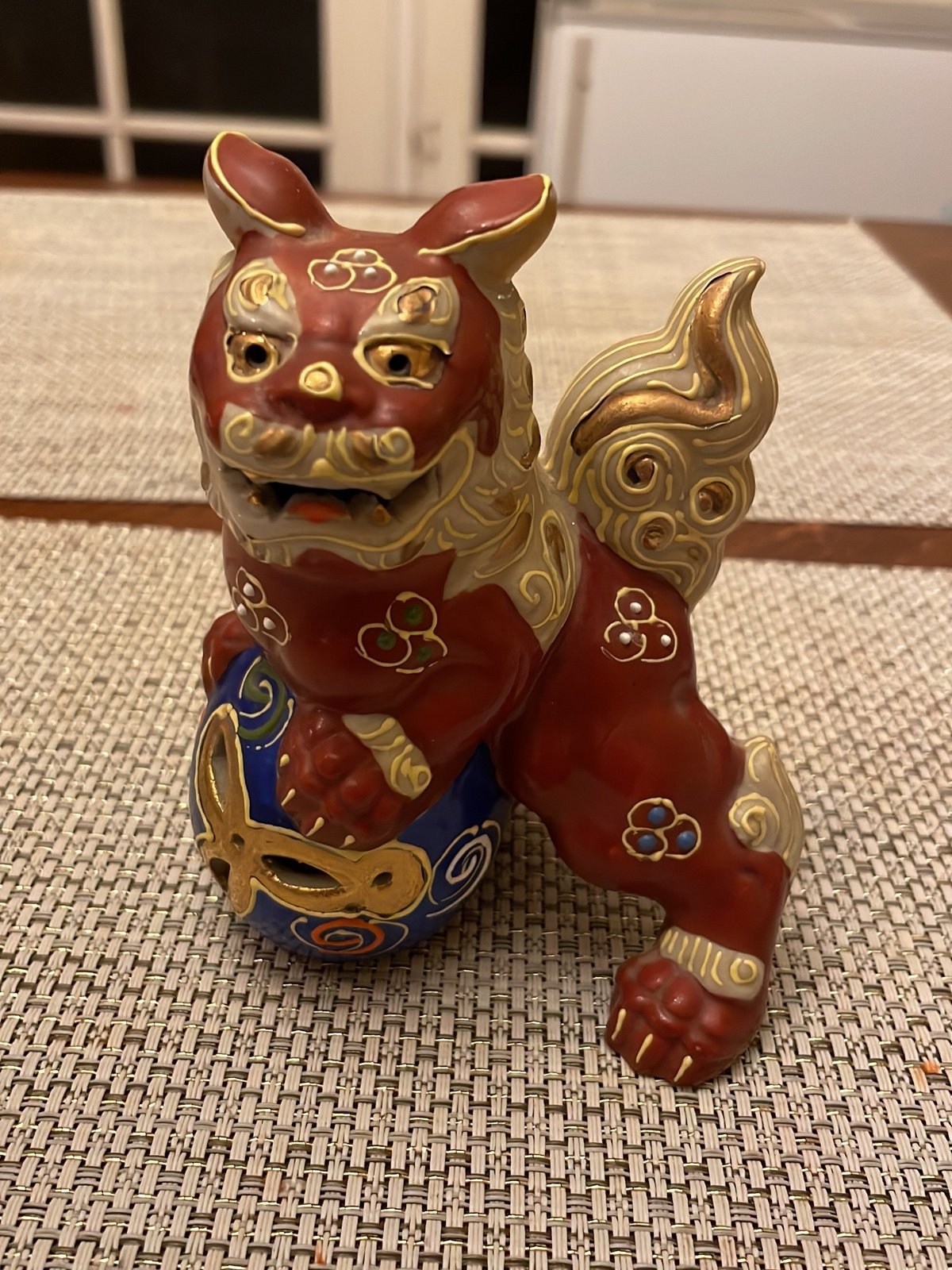 Gold Shishi lion.