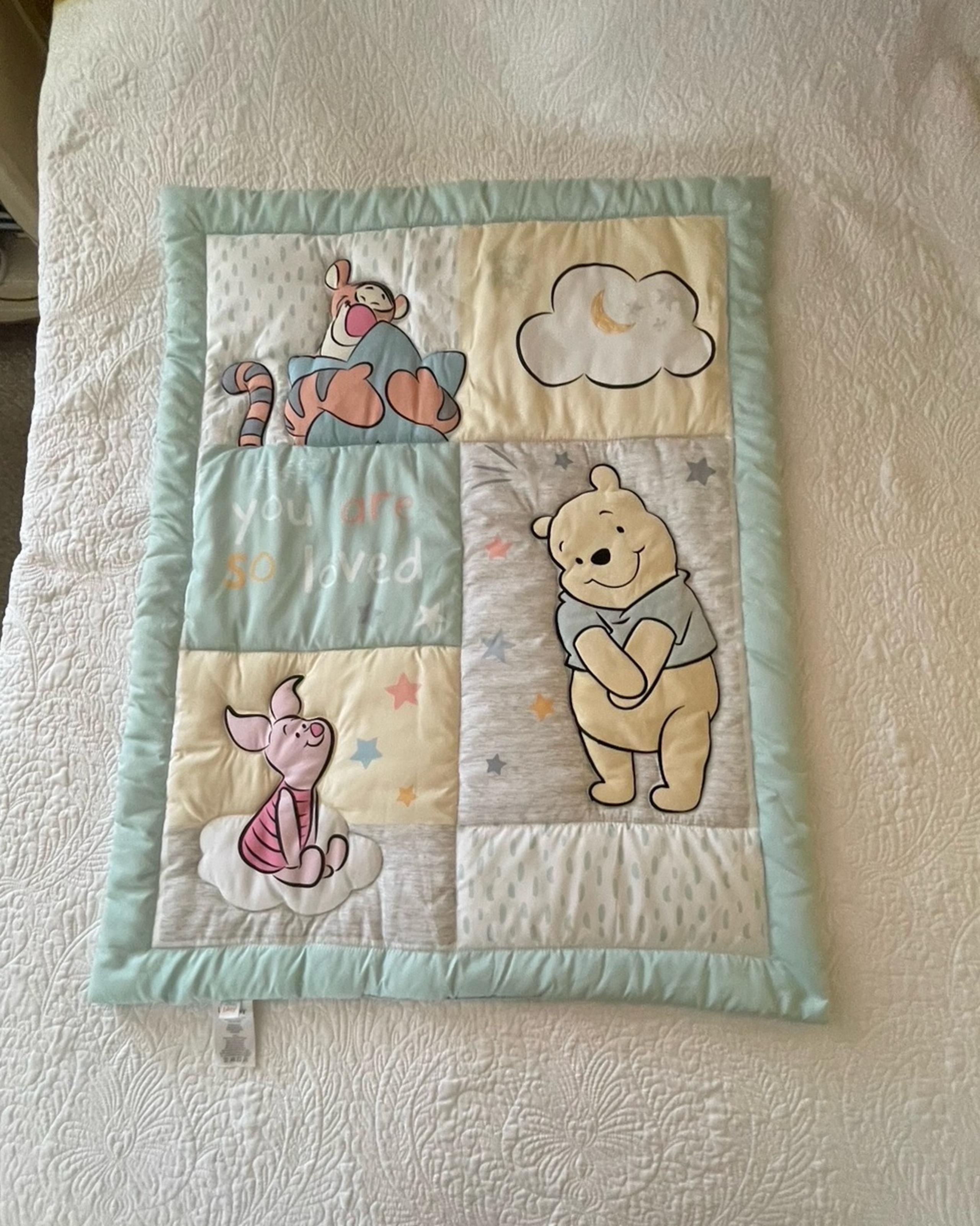 Lambs Ivy Disney baby Winnie the Pooh nursery crib quilt blanket bedding piglet