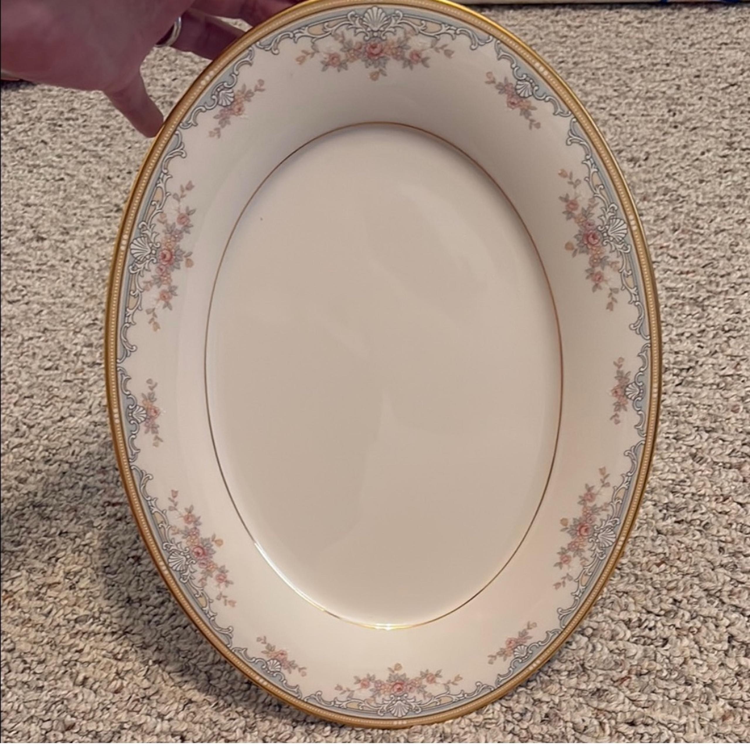 Noritake Fine China Edgewater Serving Platter