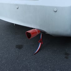 Brand New Red Heart Shaped Stainless Steel Car Exhaust Pipe Muffler Tip Trim