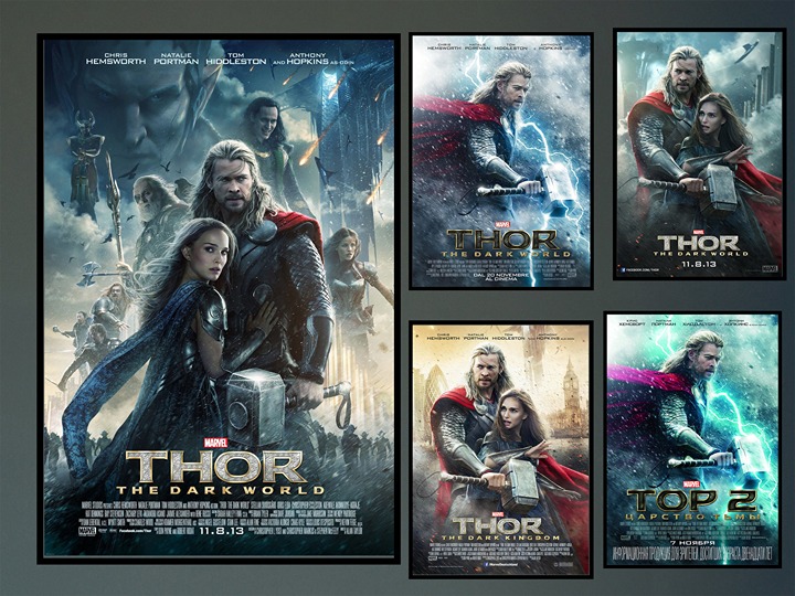 Thor The Dark World Movie Poster 2023 FilmDune Room Decor Wall ArtPoster GiftCan