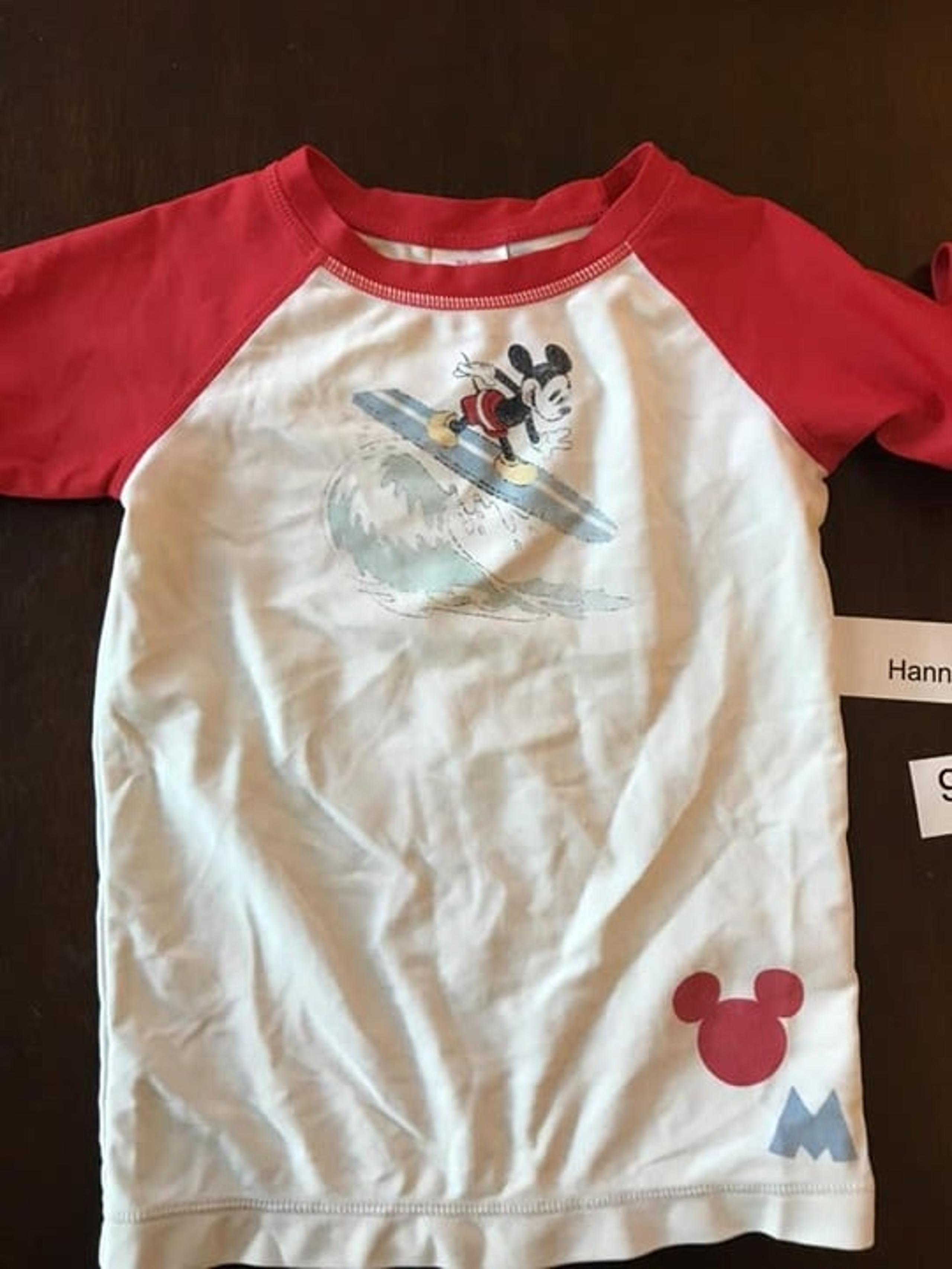 Mickey Mouse Disney Hanna Andersson rash guard 3t 90