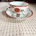 Vintage Bone China Oriental Small Tea Cup w/Saucer