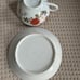 Vintage Bone China Oriental Small Tea Cup w/Saucer