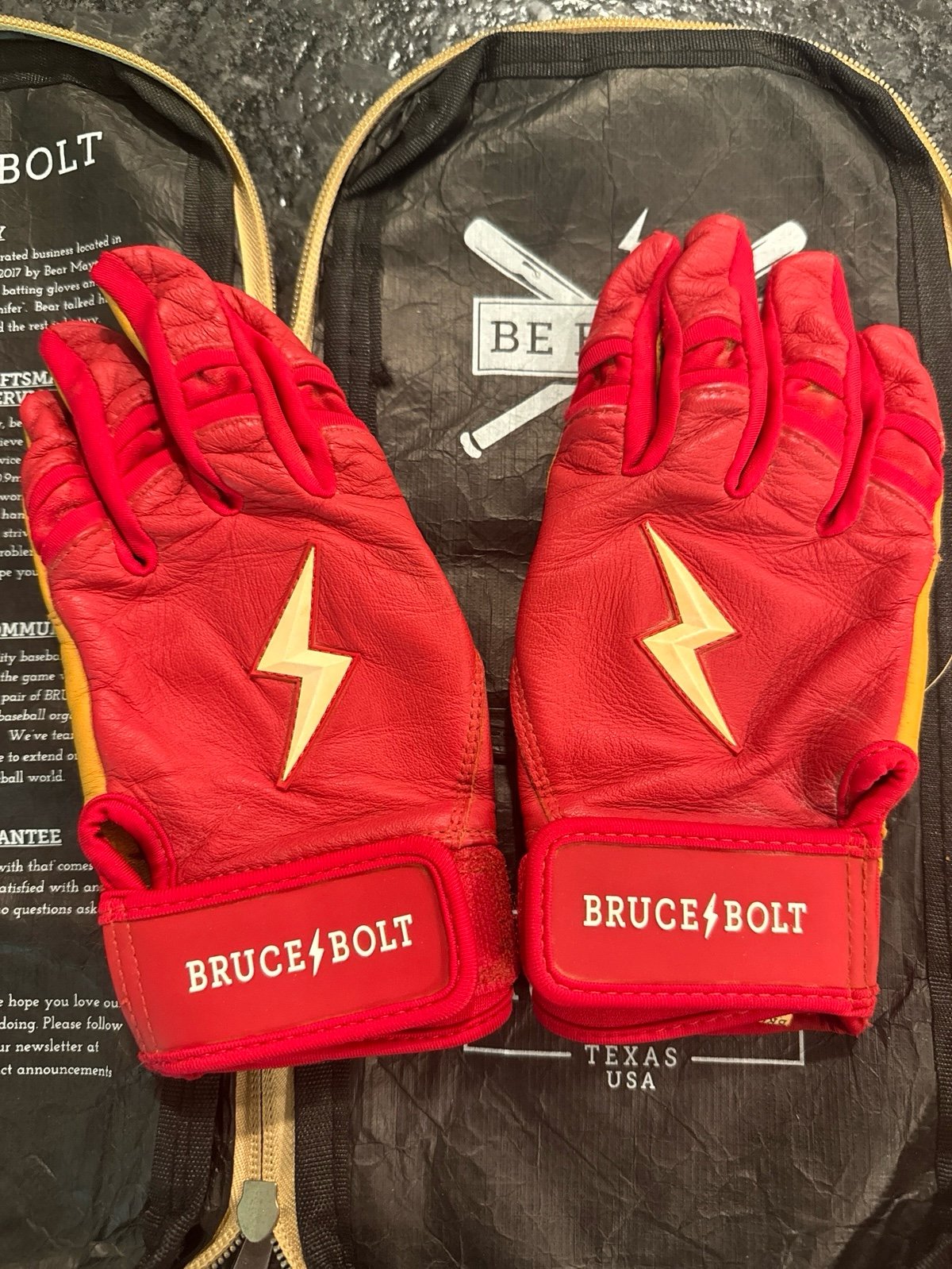 Bruce Bolt Batting Gloves