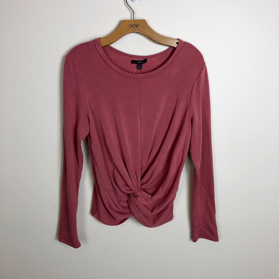 Anthropologie DREW Front-Knot LongSleeve