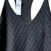 Anthropologie NWT Racerback Sweater Knit Diamond Pattern Tank Women's size M
