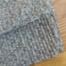 Vintage grandpa sweater v-neck textured knit medium tan