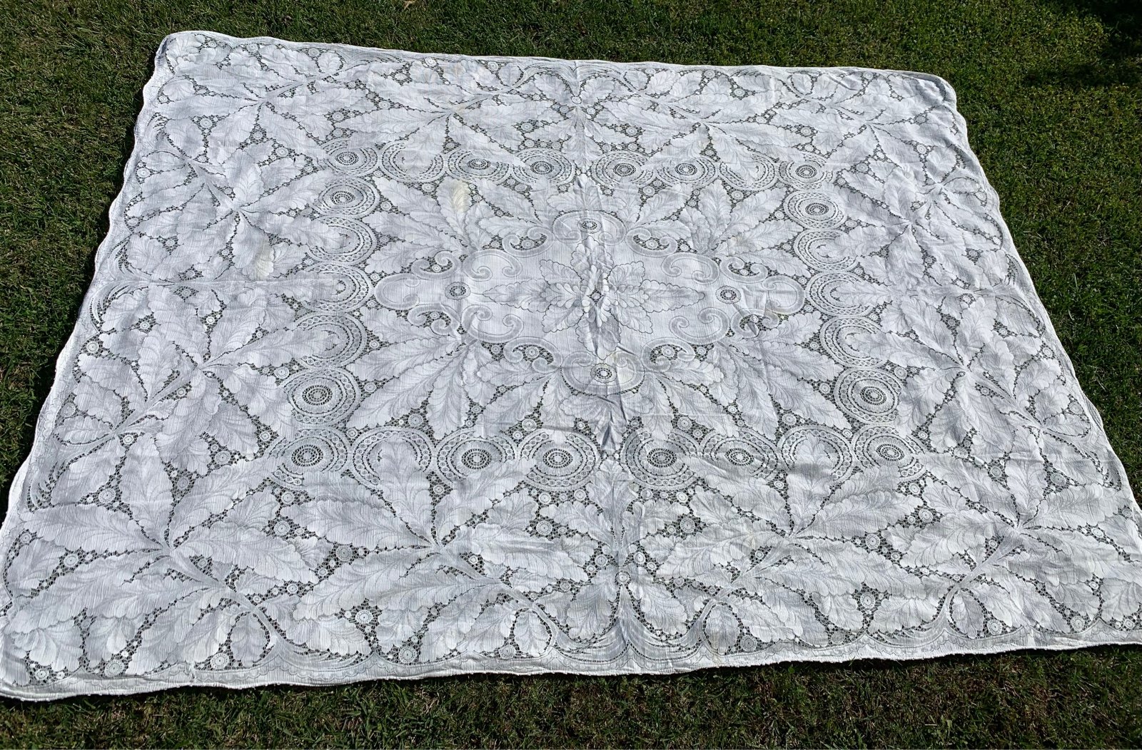 vintage tablecloth