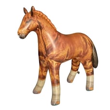 New GIANT Inflatable Horse Balloon Thick Plastic and Durable Party Decoration
