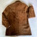 vintage 70s california sportswear co rustic heavy suede leather jacket