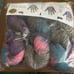 Lion Brand Yarn Wool-Ease Hand Dyed Yarn, Cotton Candy lot of 6 hanks