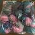 Lion Brand Yarn Wool-Ease Hand Dyed Yarn, Cotton Candy lot of 6 hanks