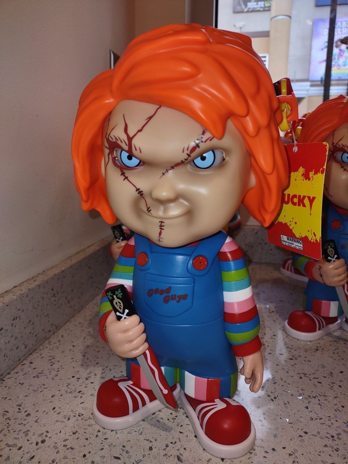 Universal Studios Halloween Horror Nights Chucky Talking Popcorn Bucket 2023 HHN
