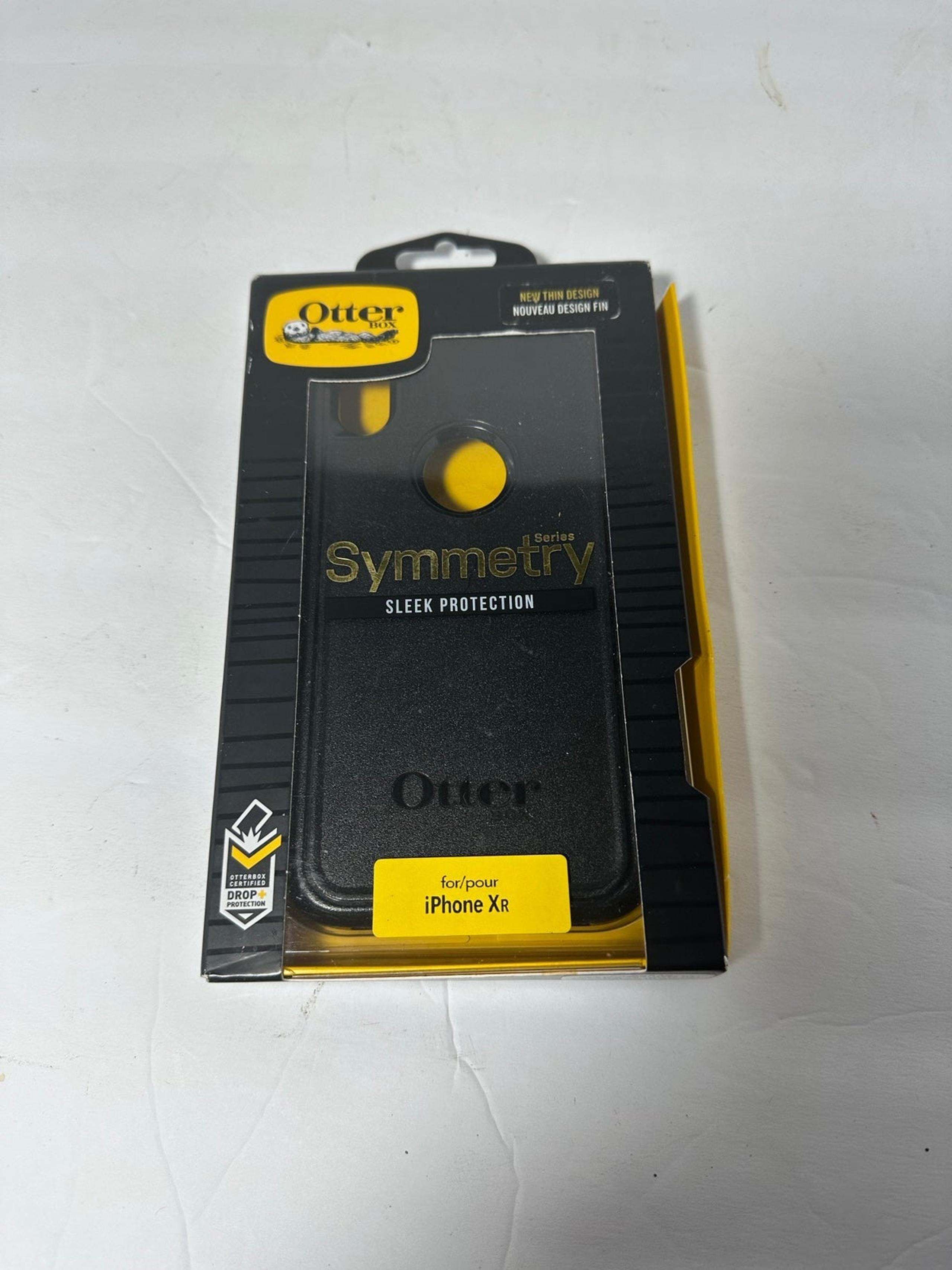 New OtterBox Symmetry Cell Phone Case for Apple iPhone XR Black