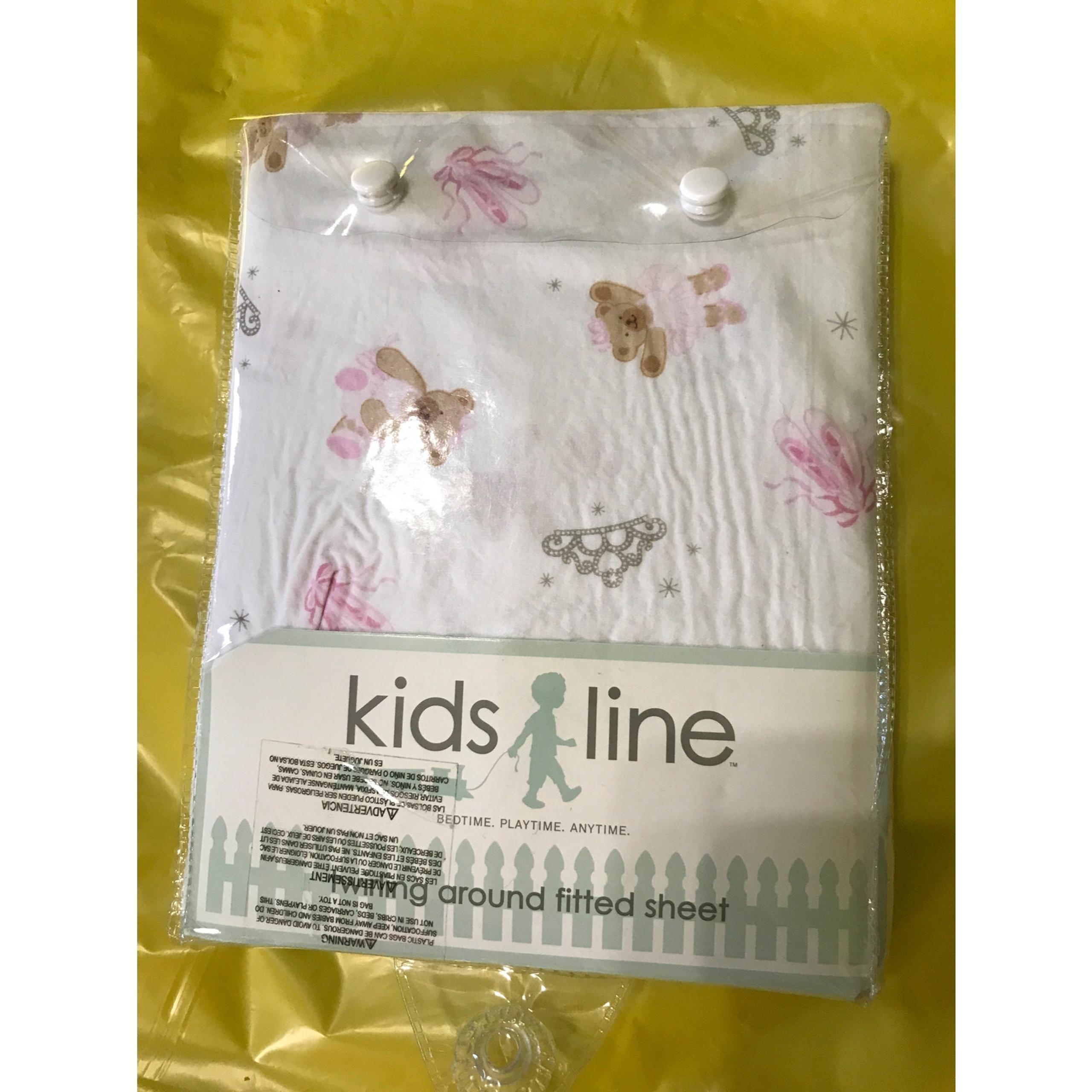 Kids line Kidsline Twirling Around Fitted Sheet 52x28 standard crib