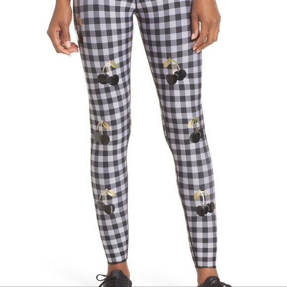 Ultracor Gingham Cherry Leggings Size XS