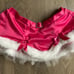 Victoria Secret Sexy Santa Hat & Skirt Lingerie Hot Pink Rhinstones Buckle Small