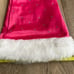 Victoria Secret Sexy Santa Hat & Skirt Lingerie Hot Pink Rhinstones Buckle Small
