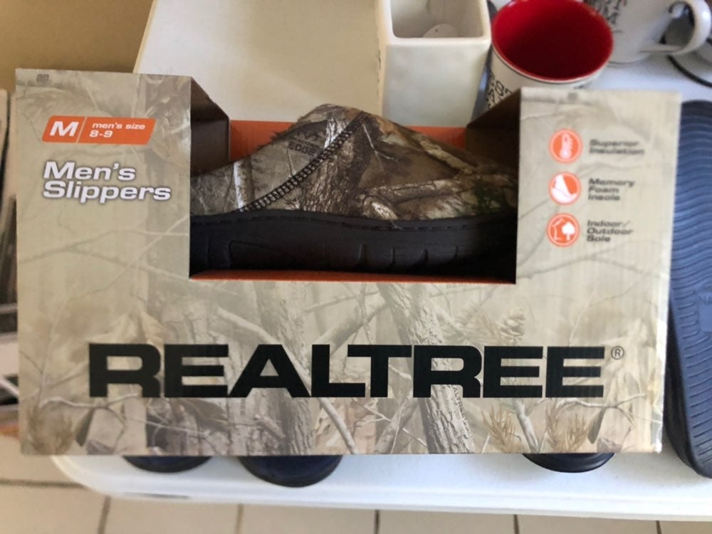 Realtree men slippers camo