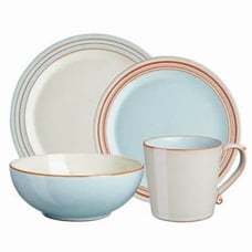 DENBY Heritage Pavilion 4-Piece Multi-Colored Dinnerware Set