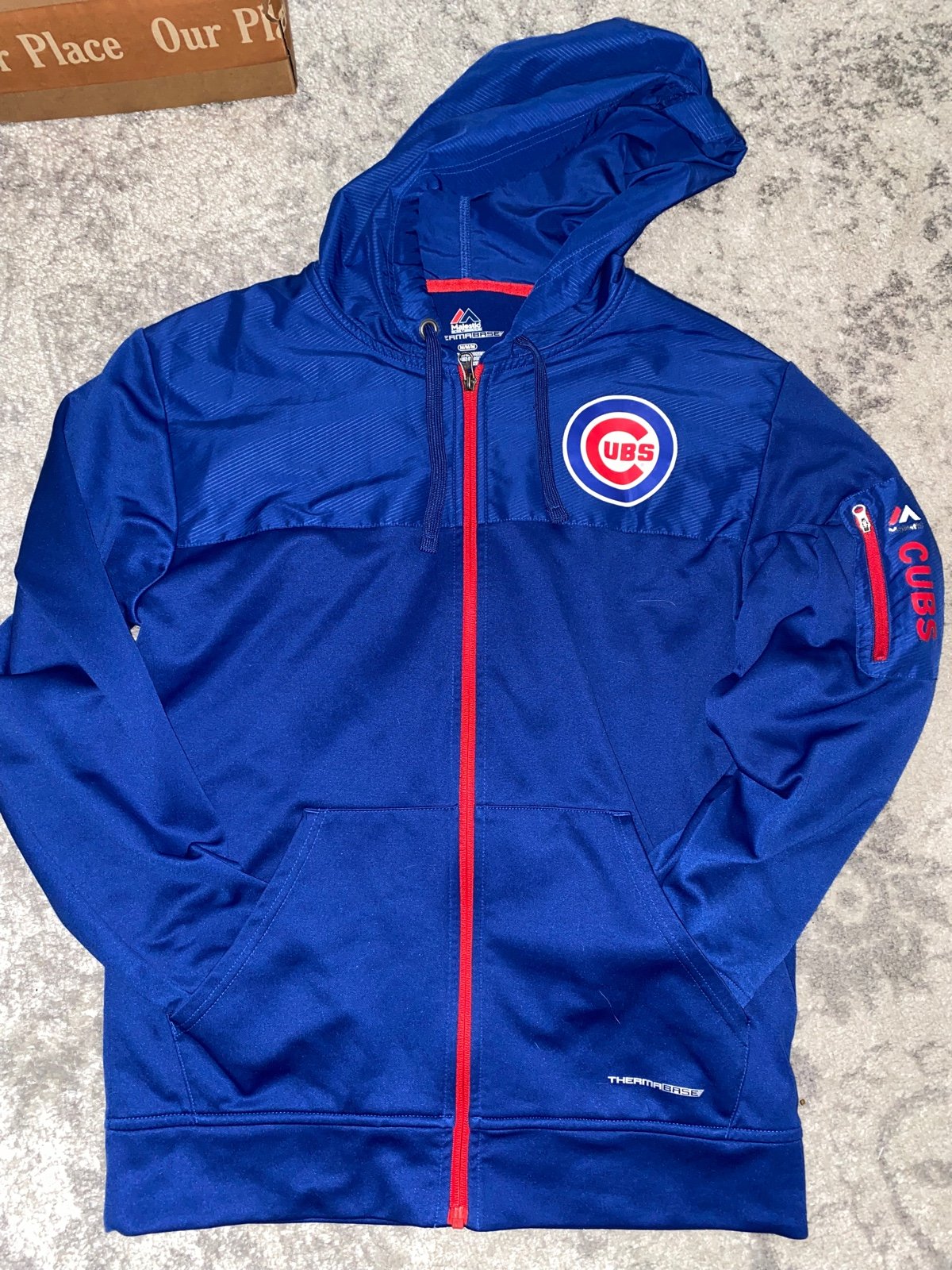Cubs Hoodie Zip Up Majestic