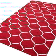 5' x 8' New Area Rug Red H 46725 Home Decorative Art Soft Carpet Collectible