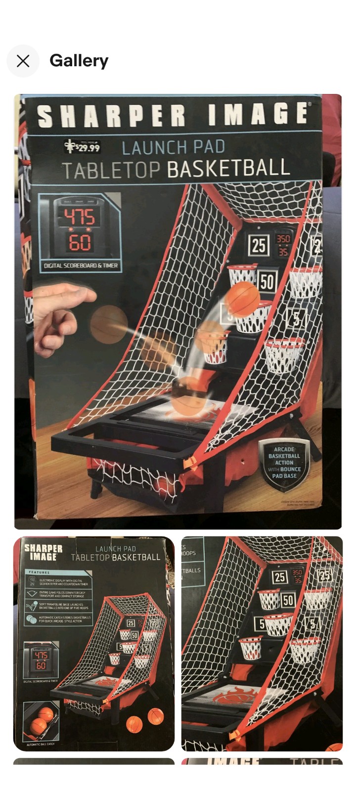 Electronic Basketball Mini Hoops Game