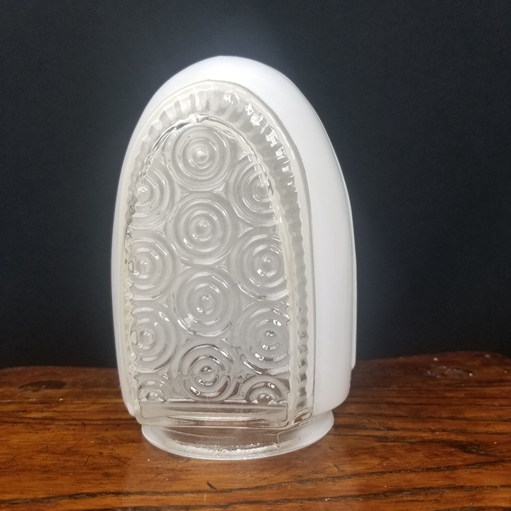 Glass Lamp Shade Bullseye Design Light Sconce Hallway Porch Lighting