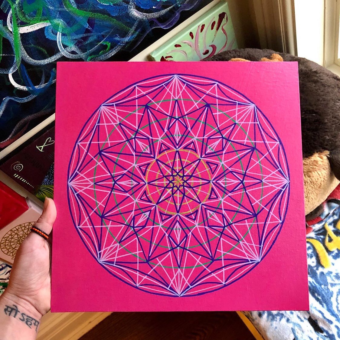 Handmade Mandala Painting