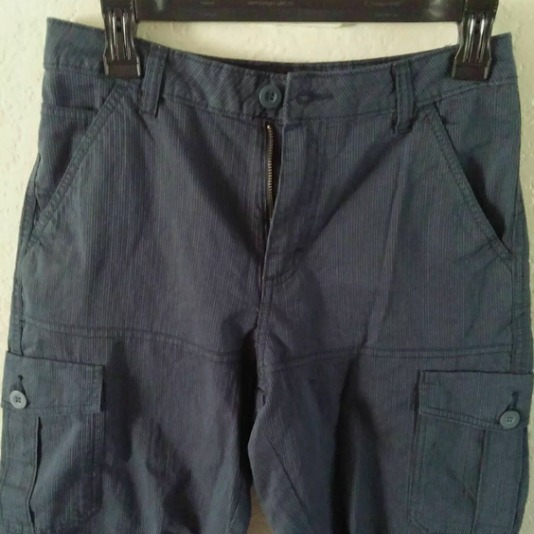 VANS MEN'S SKATEBOARDS Shorts WITH 6 POCKETS DARK BLUE WITH STRIPES NEW W/O TAG