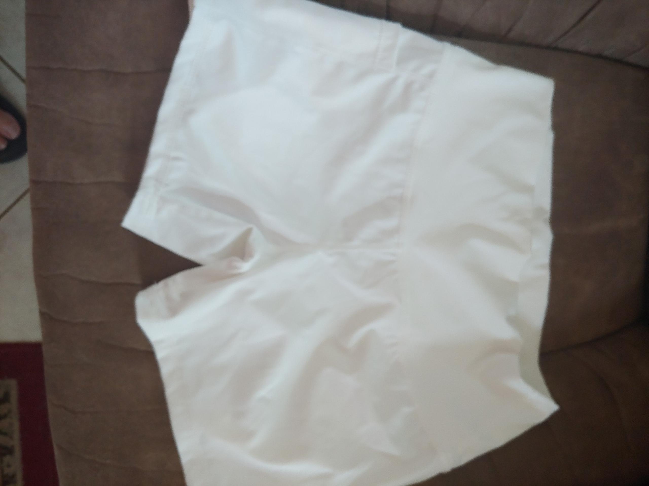Women's athletic cream shorts 77% nylon 23% elastane new sold on Amazon