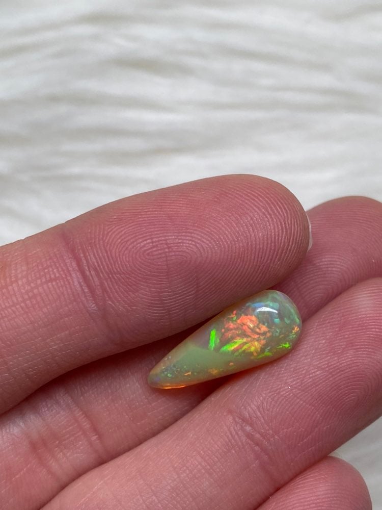huge 3ct ethiopian opal cabochon