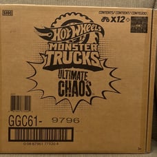 Hot wheels, monster trucks, 12 pack