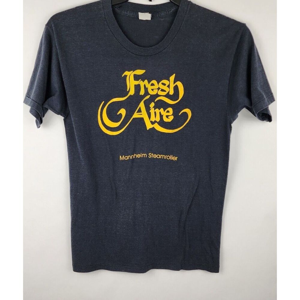 Vtg Mannheim Steamroller T Shirt Fresh Aire Band Shirt Single Stitch Size Small