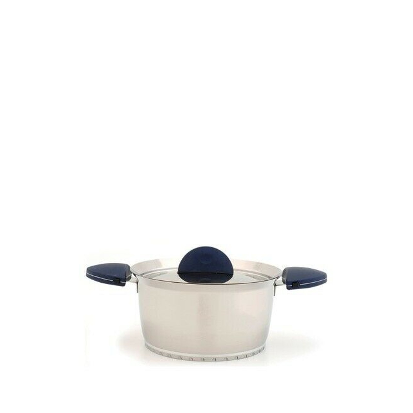 BergHOFF Blue Stacca 8 Covered Casserole Stainless Steel MSRP 200
