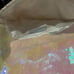 UGG White Sparkle Sequin Clutch Vintage