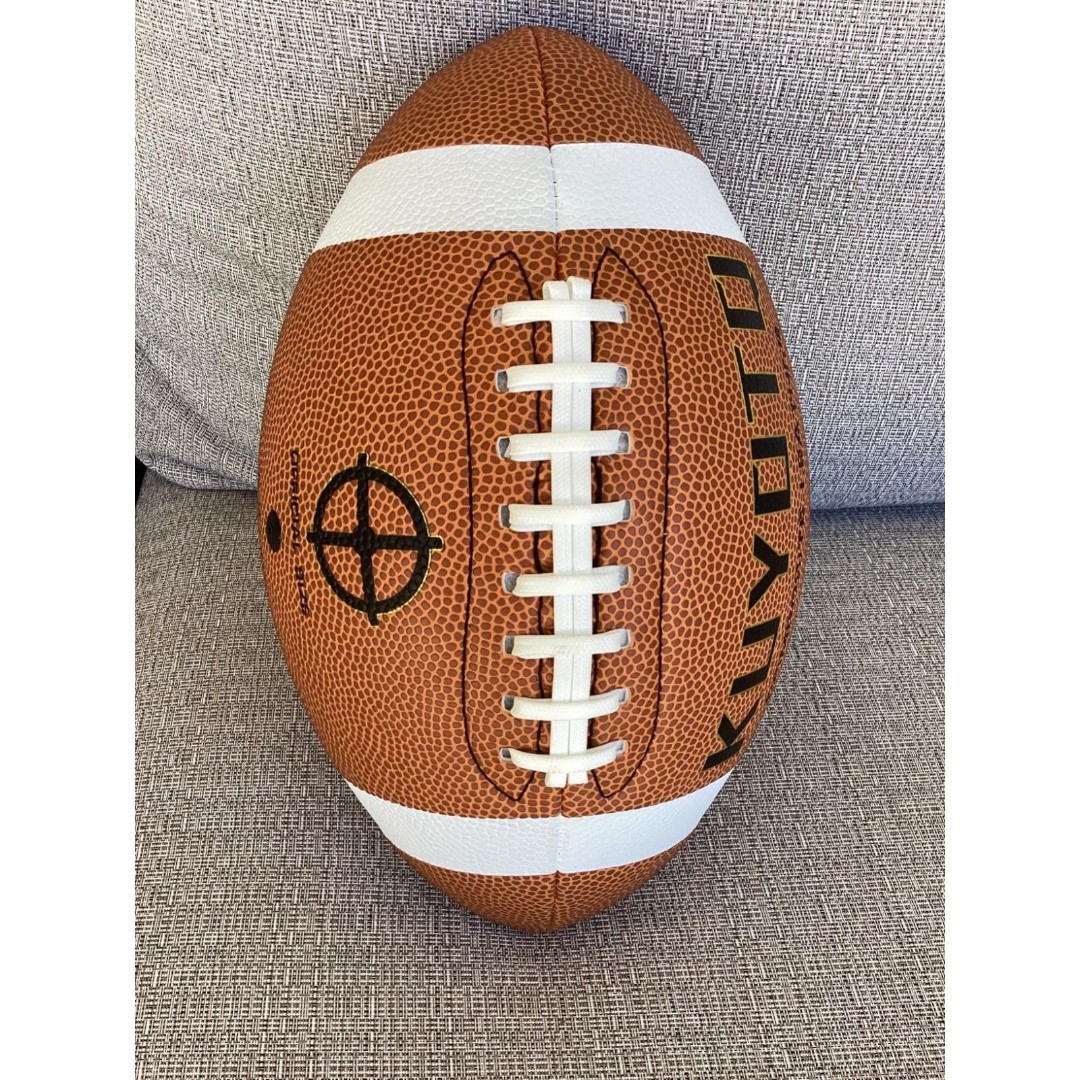 Football Soft Composite Leather American Football Size 7 Deflated