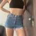 Vintage Levi Cutoff Shorts - medium wash