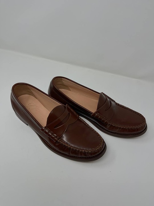 J Crew Winona Penny Loafers In Spazzolato Leather