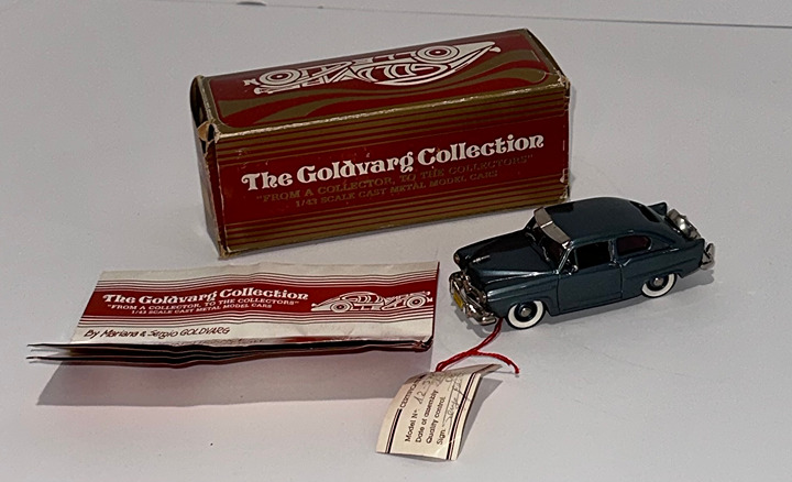 The Goldvarg Collection 1:43 Scale 1951 KAISER HENRY J #12 with Tag & Paperwork