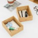 Bamboo Desk Organizer Mini Bamboo Desk Drawer Tabletop 100% Original