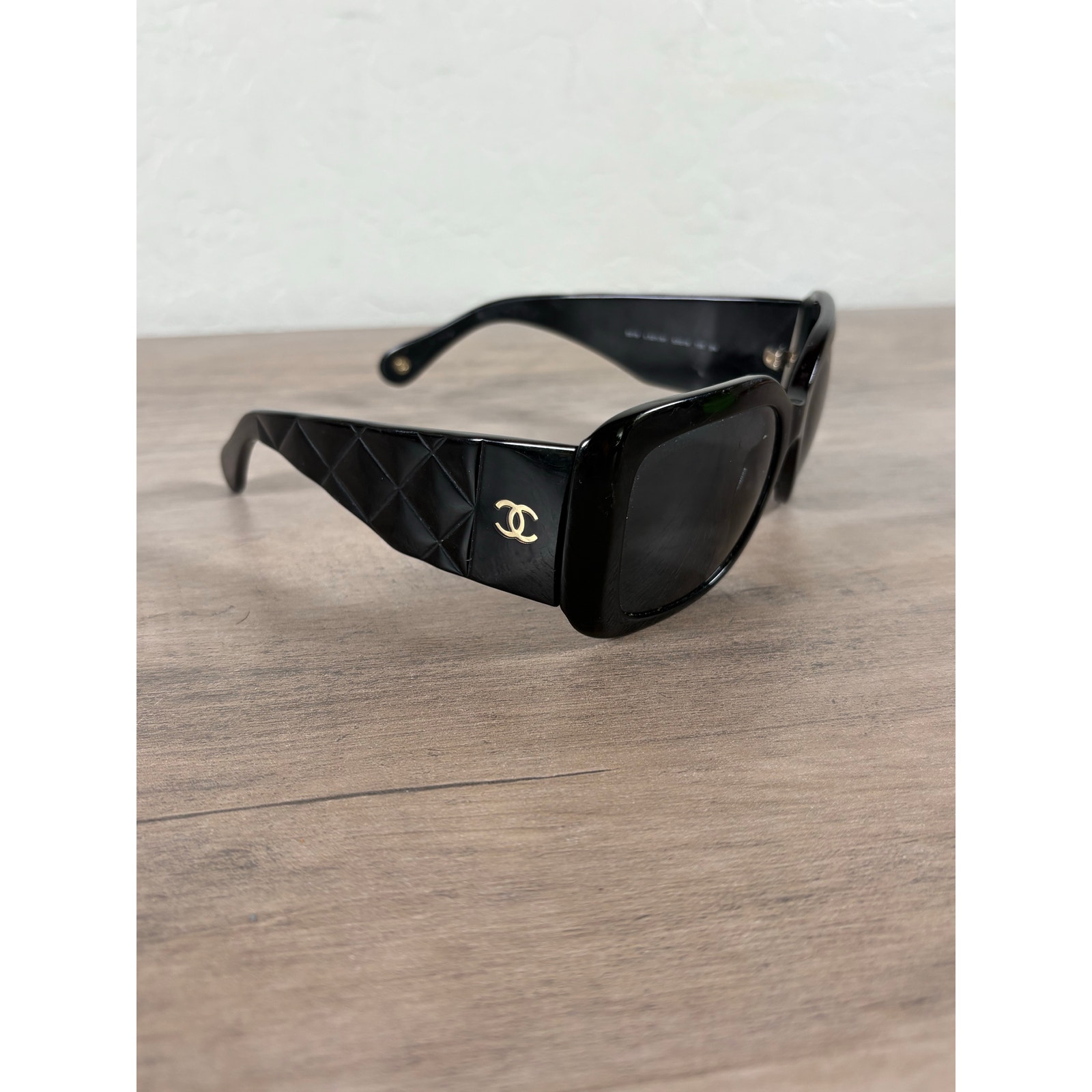 Chanel 5019 501/91 Black Oversized Women’s Sunglasses EUC