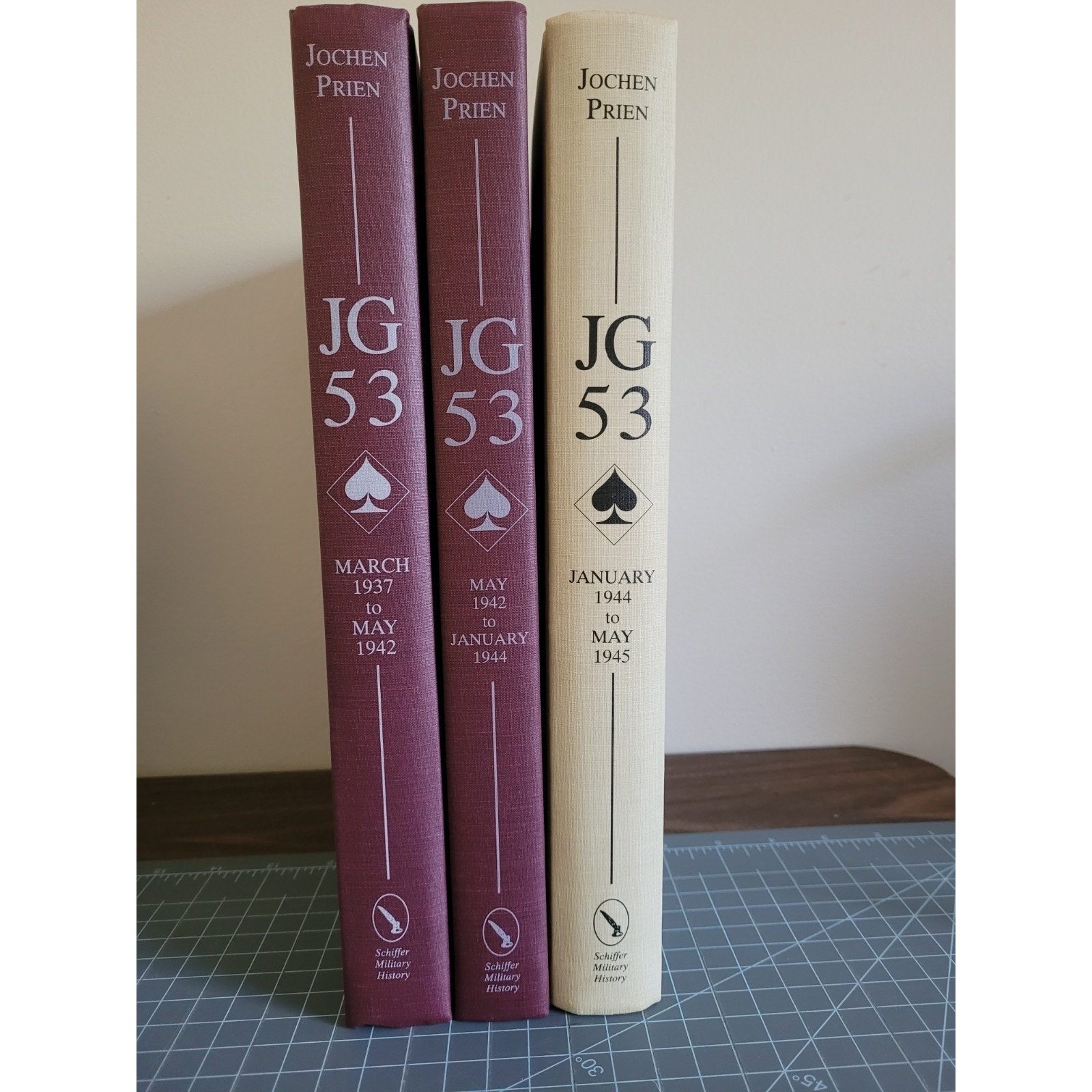 Jagdgeschwader 53 History of the Pik As Geschwader, 3 Vol Set From 1937-1945