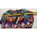 KAS New York Bright Romper Swim Cover Up Rainbow Geometric Pattern Large L New