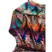 KAS New York Bright Romper Swim Cover Up Rainbow Geometric Pattern Large L New