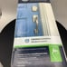 Camelot Satin Nickel Door Handleset Grip with Accent Door Handle and Camelot Tri