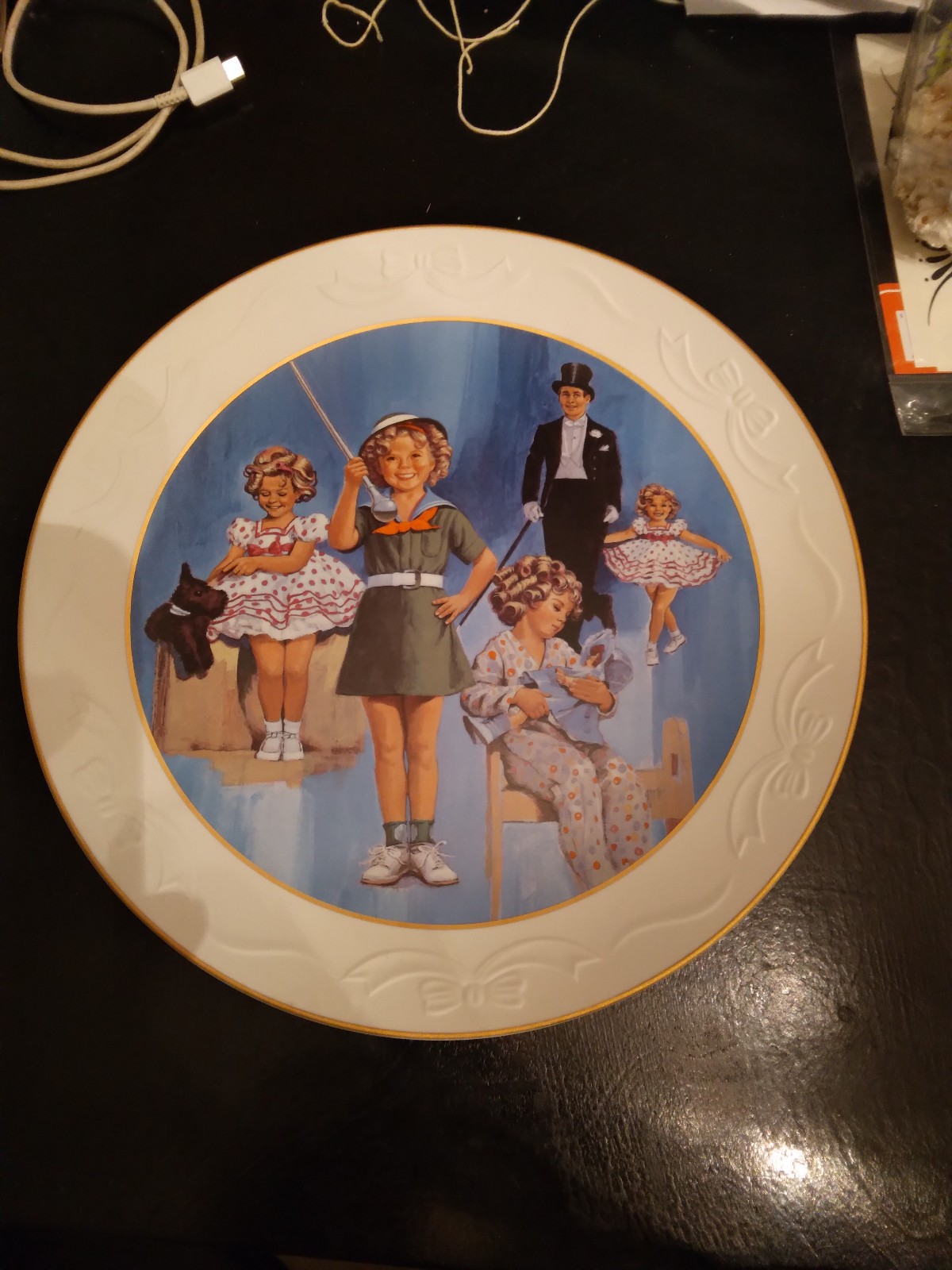 Shirley Temple Collectors Plate Stand Up And Cheer