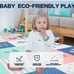 Foldable Large Play Mat Baby Mat for Crawling Extra Baby Reversible country road