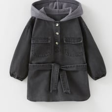 New Zara Combination Denim Dress